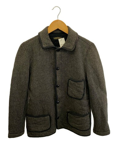 【中古】Brown’s BEACH JACKET◆カバーオール/40/ウール/GRY/224【メンズウェア】 【中古】Brown’s BEACH JACKET◆カバーオール/40/ウール/GRY/224【メンズウェア】