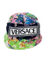 【中古】VERSACE◆バケットハット/--/シルク/マルチカラー/メンズ/937 233 826 107【服飾雑貨他】