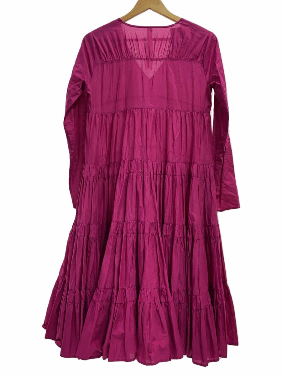 【中古】Merlette◆長袖ワンピース/XS/コットン/PNK/無地/3110300044【レディースウェア】