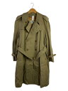 【中古】Aquascutum◆80s/aqua5/ライナー・ベルト・チンスト付属/イングランド製/トレンチコート/42/コットン【メンズウェア】