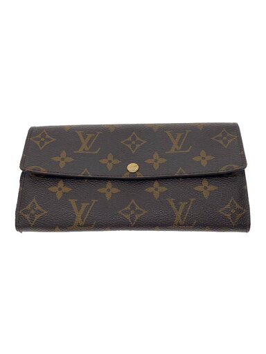 【中古】LOUIS VUITTON◆ポルト・フォイユ・サラ_モノグラム・キャンバス_レオパード_BRW/PVC/BRW/レディース【服飾雑貨他】 【中古】LOUIS VUITTON◆ポルト・フォイユ・サラ_モノグラム・キャンバス_レオパード_BRW/PVC/BRW/レディース【服飾雑貨他】