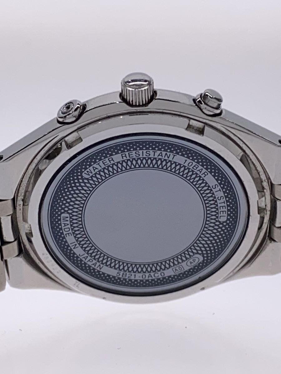 2nd STREET 楽天市場店の【中古】SEIKO◆クォーツ腕時計/アナログ/ステンレス/マルチカラー/SLV/5B21-0AC0【服飾雑貨他】｜アングル3