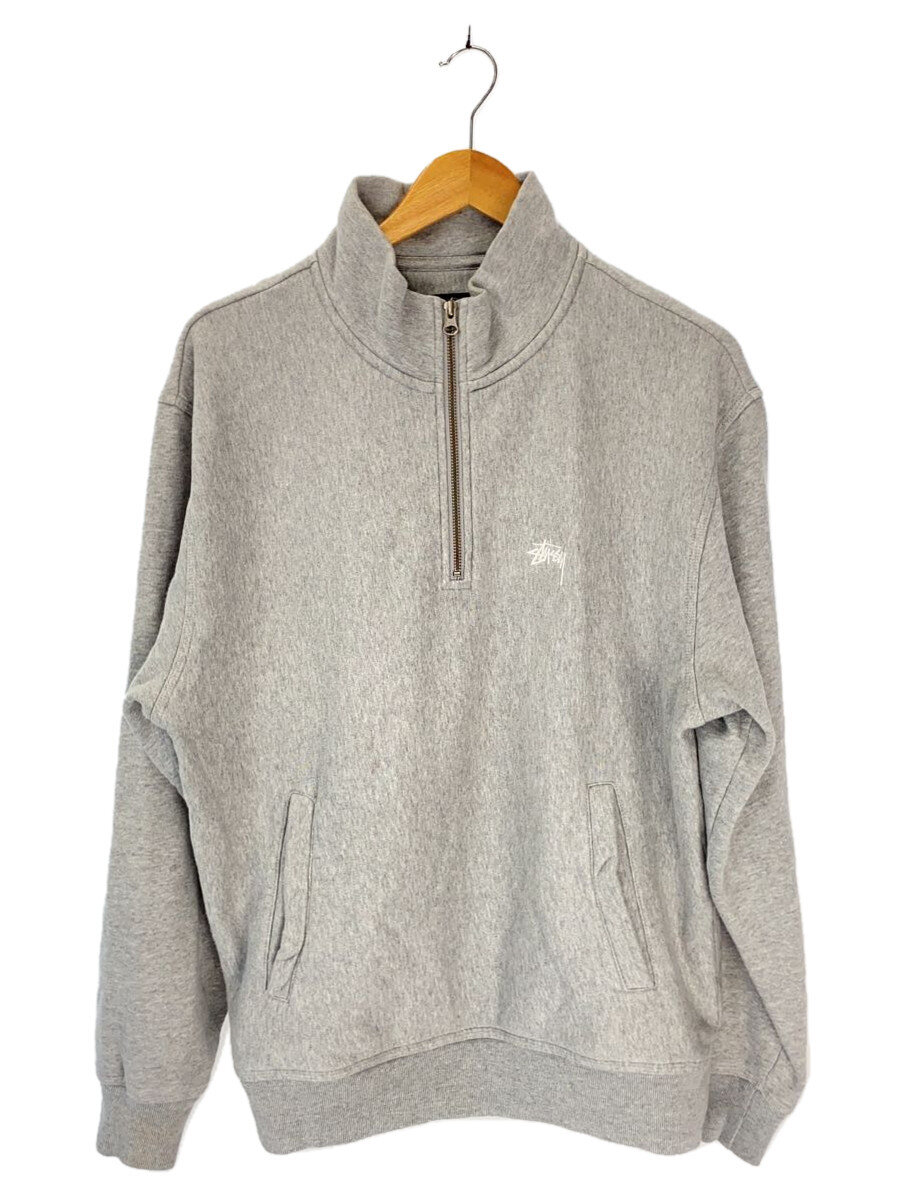 関税込★Stussy★OVERDYED STOCK LOGO ハーフジップアップ Grey 楽天市場】stussy ハーフジップ(スウェット・トレーナー