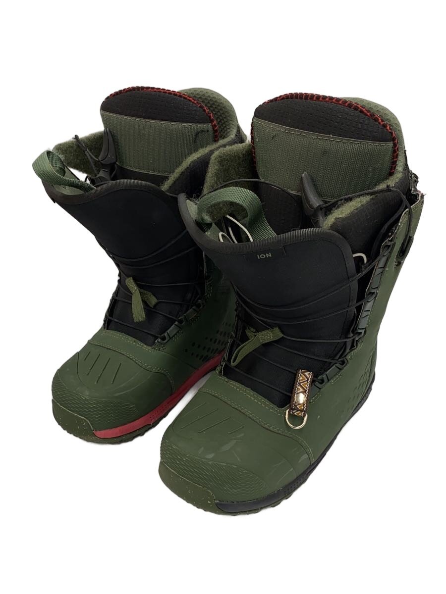 【中古】BURTON◆スノーボードブーツ/26cm/緑/ION-AF/バートン【スポーツ】