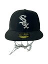 【中古】NEW ERA◆キャップ/7 1/8/コットン/BLK/メンズ【服飾雑貨他】