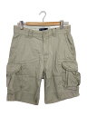 【中古】POLO RALPH LAUREN◆CHINO/チノ/カーゴショーツ/ショートパンツ/32/コットン/GRY【メンズウェア】