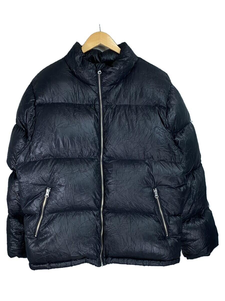 楽天2nd STREET 楽天市場店【中古】STUSSY◆23AW/Wrinkled Nylon Down Puffer/L/ナイロン/BLK/115729【メンズウェア】