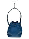 【中古】LOUIS VUITTON◆プチ・ノエ_エピ_BLU/レザー/BLU/無地【バッグ】