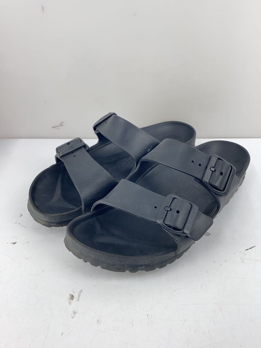 【中古】BIRKENSTOCK◆ARIZONA EVA/ダブルストラップサンダル/25cm/BLK【シューズ】
