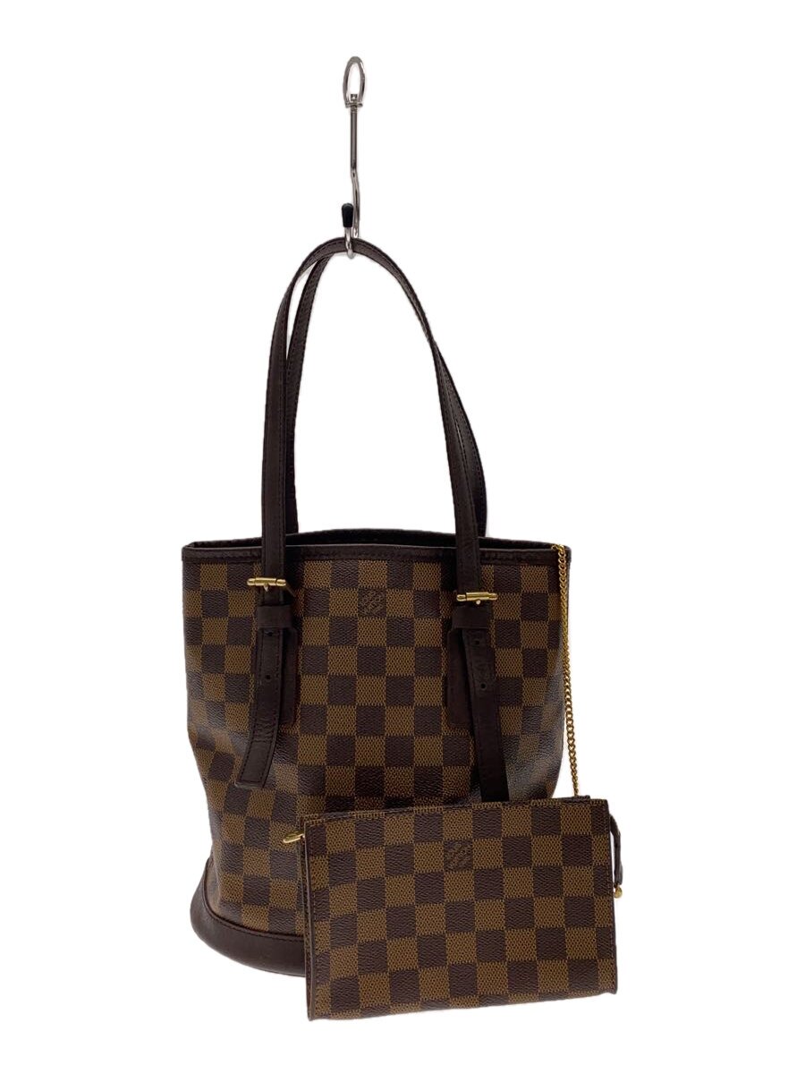 Rakuten - 【中古】LOUIS VUITTON◆マレ_ダミエ・エベヌ_BRW/PVC/BRW【バッグ】