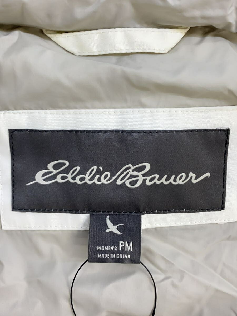 【中古】EDDIE BAUER◆ダウンベスト/--/ナイロン/WHT【レディースウェア】 3