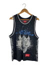 【中古】Supreme◆animal basketball jersey/タンクトップ/S/ポリエステル/ブラック【メンズウェア】