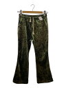 【中古】SOLOV◆ブーツカットパンツ/--/ベロア/GRN/SO-22AW-PT-06【レディースウェア】(4)