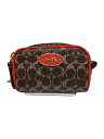【中古】COACH◆COACH/ポーチ/--/ブラウン/52438【バッグ】