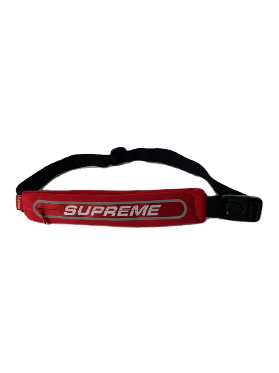 SUPREME - 【中古】Supreme◆ウエストバッグ/--/RED/無地【バッグ】