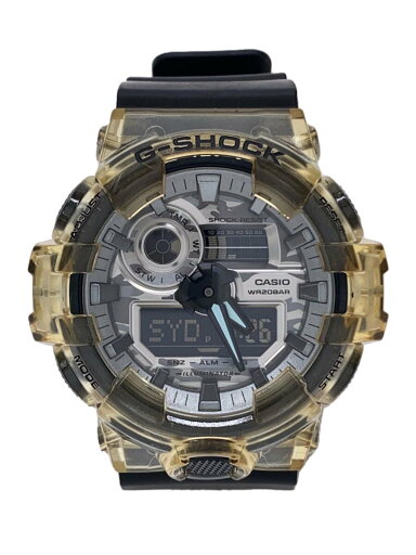 【中古】CASIO◆クォーツ腕時計/デジアナ/ラバー/SLV/BLK/GA-700SKC【服飾雑貨他】 【中古】CASIO◆クォーツ腕時計/デジアナ/ラバー/SLV/BLK/GA-700SKC【服飾雑貨他】