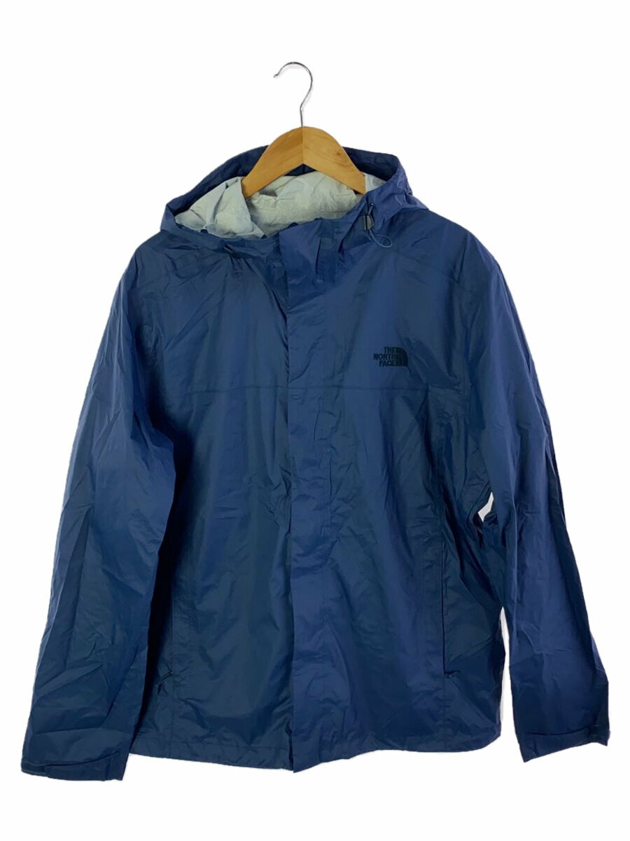 【中古】THE NORTH FACE◆マウンテンパーカ/L/ナイロン/BLU/無地//【メンズウェア】