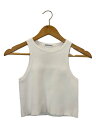 【中古】EVERYDAY I LIKE.◆キャミソール・タンクトップ/--/レーヨン/WHT/無地//【レディースウェア】