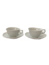 【中古】Meissen◆波の戯れ/カップ&ソーサー/4点セット/WHT【キッチン用品】