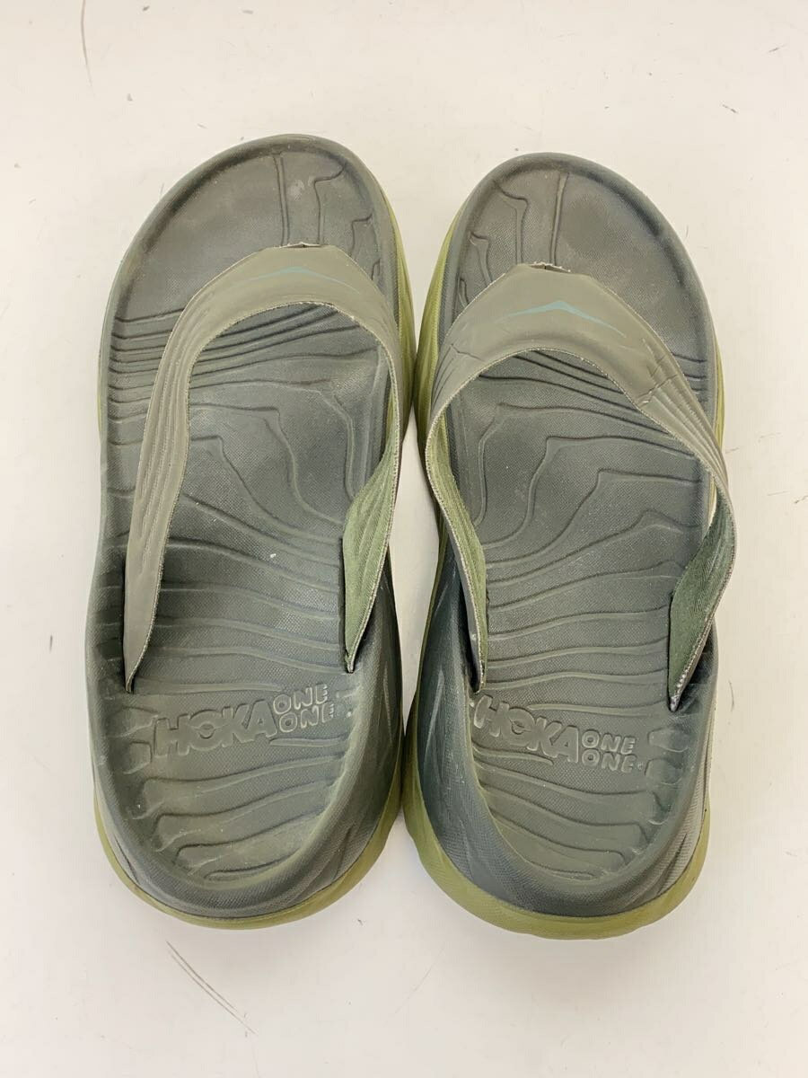 【中古】HOKA ONE ONE◆リカバリーサンダル/US9/KHK【シューズ】 3