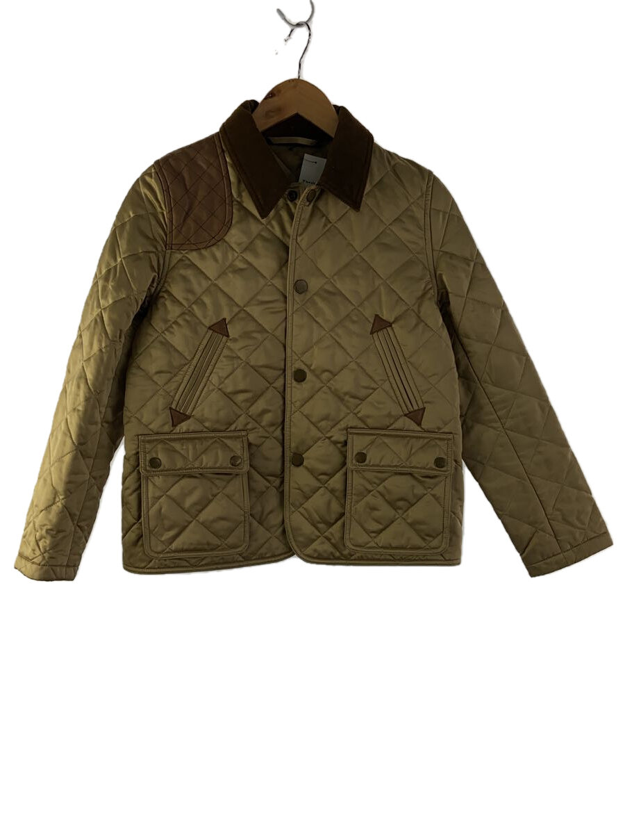 【中古】RALPH LAUREN◆キルティングジャケット/7/ポリエステル/BEG【レディースウェア】