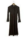 【中古】FRAY I.D◆24AW/ポロカラーニットワンピース/1/ポリエステル/BRW/無地/FWNO245058【レディースウェア】(4)