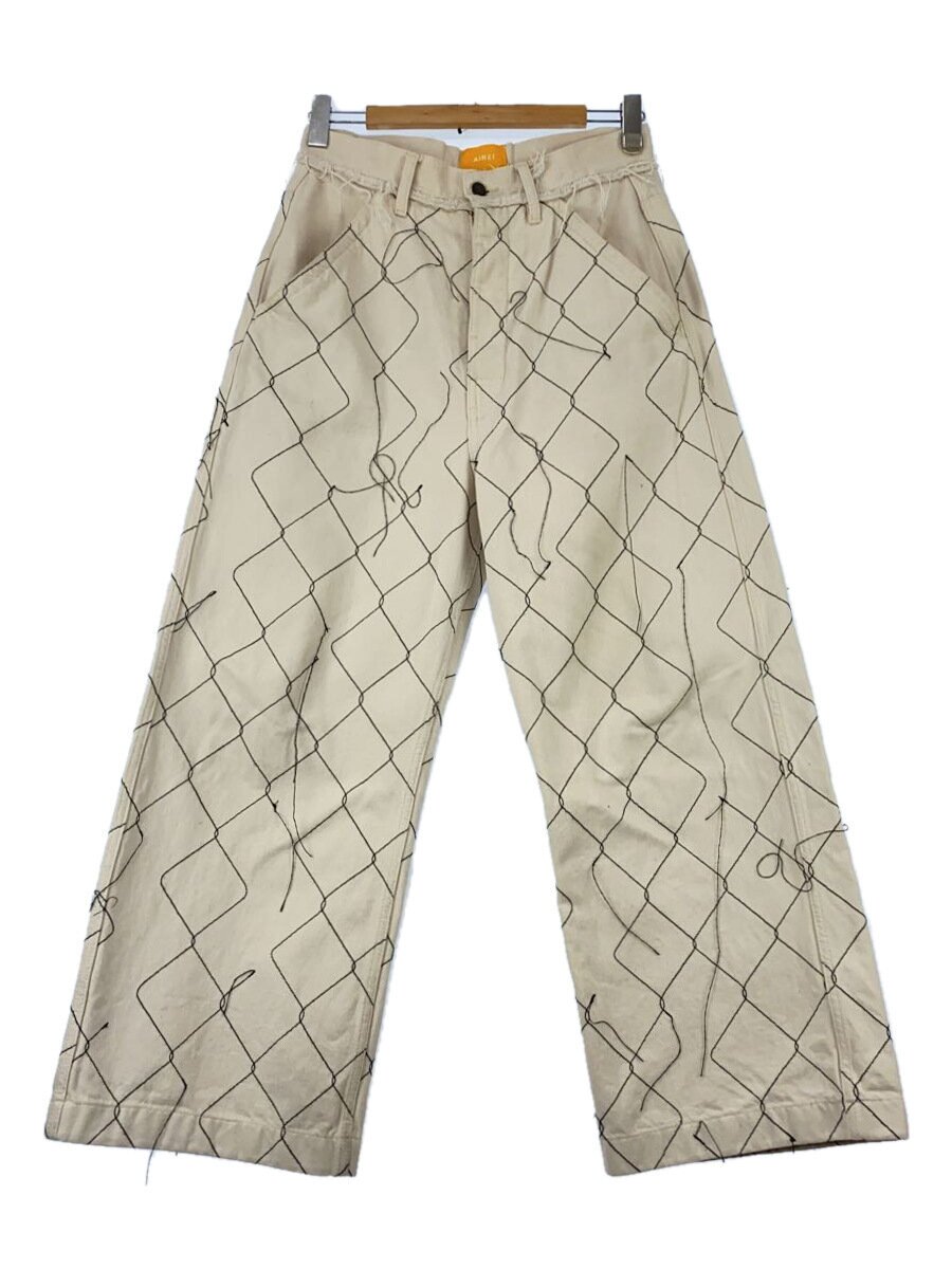 23AW/AIREI/BIG FIT CARGO DENIM TROUSER WITH CHAINLINK/ボトム/S