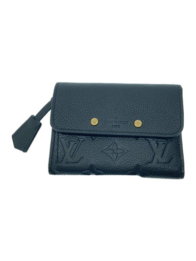 【中古】LOUIS VUITTON◆ポルト・フォイユ・ポンヌフ・コンパクト_モノグラム・アンプラント_BLK/牛革/BLK/レディース【服飾雑貨他】 【中古】LOUIS VUITTON◆ポルト・フォイユ・ポンヌフ・コンパクト_モノグラム・アンプラント_BLK/牛革/BLK/レディース【服飾雑貨他】