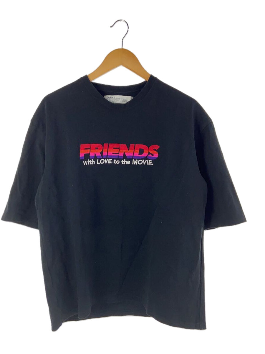 【中古】DAIRIKU◆Tシャツ/FREE/コットン/BLK/22SS 2-G【メンズウェア】