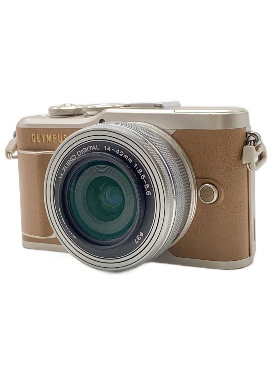 【中古】OM SYSTEM(OLYMPUS)◆デジタル一眼カメラ OLYMPUS PEN E-PL9 EZダブルズームキット [ブラウン]//【カメラ】