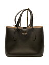 【中古】kate spade new york◆トートバッグ/レザー/BLK/WKR00064【バッグ】(4)