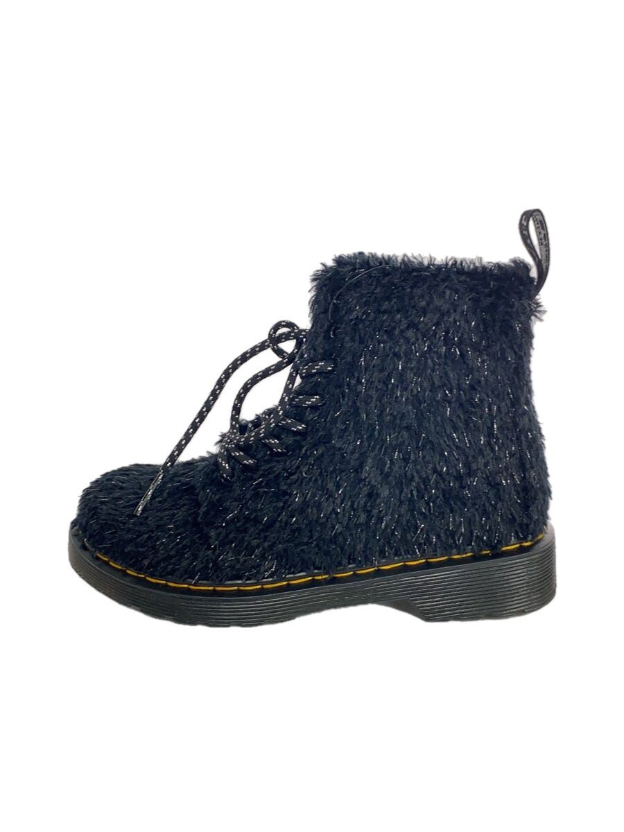 Dr.Martens◆キッズ靴/19cm/ブーツ/ポリエステル/BLK/1460 pascal j