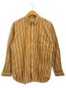 【中古】EDIFICE◆長袖シャツ/S/コットン/ORN/22-050-300-8000-3-0//【メンズウェア】