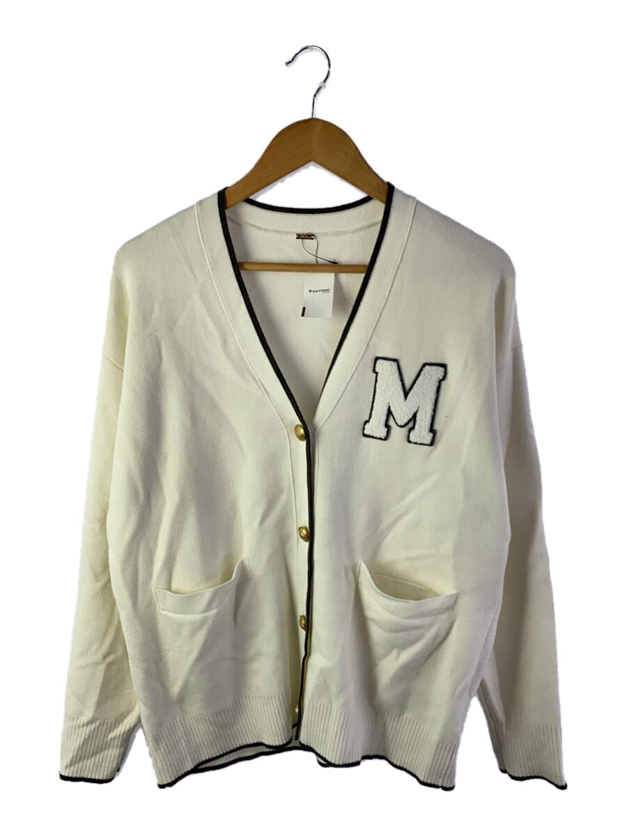 【中古】Mila Owen◆アップリケンデザイン金釦Vネックニットカーディガン/one/ポリエステル/CRM/09WND251117【レディースウェア】