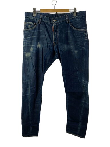 【中古】DSQUARED2◆ストレートパンツ/--/デニム/IDG/無地/ダメージ加工/SIZE:54【メンズウェア】 【中古】DSQUARED2◆ストレートパンツ/--/デニム/IDG/無地/ダメージ加工/SIZE:54【メンズウェア】