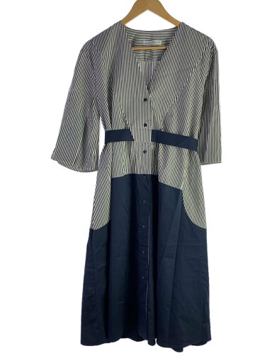 【中古】palmer//harding/長袖ワンピース/S/コットン/H201-BG//【レディースウェア】 【中古】palmer//harding/長袖ワンピース/S/コットン/H201-BG//【レディースウェア】