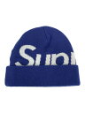 【中古】Supreme◆ニットキャップ/--/アクリル/NVY/メンズ【服飾雑貨他】