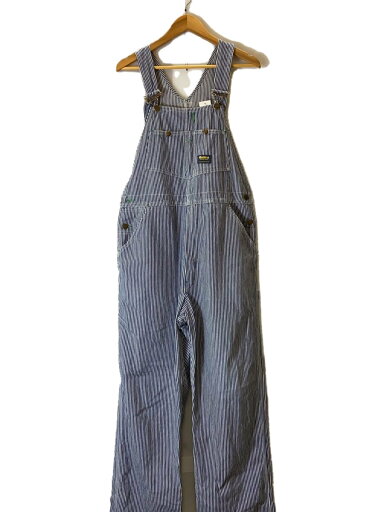【中古】OshKosh◆ヒッコリー/オーバーオール/--/コットン/IDG/ストライプ/USA製【メンズウェア】 【中古】OshKosh◆ヒッコリー/オーバーオール/--/コットン/IDG/ストライプ/USA製【メンズウェア】