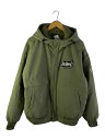 【中古】X-LARGE◆襟汚れ有/ブルゾン/L/ナイロン/GRN/無地/101213021005【メンズウェア】