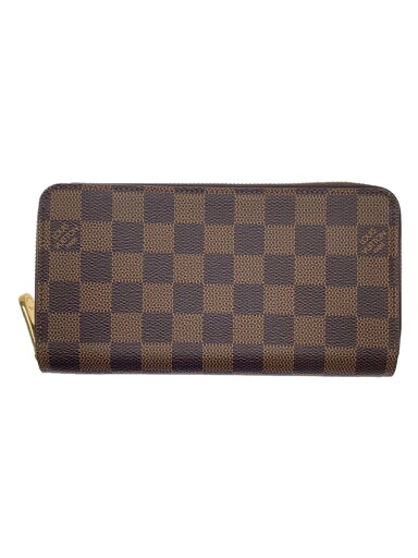 【中古】LOUIS VUITTON◆2)ジッピー・ウォレット_ダミエ・エベヌ_BRW_ブラウン/PVC/BRW/レディース【服飾雑貨他】 【中古】LOUIS VUITTON◆2)ジッピー・ウォレット_ダミエ・エベヌ_BRW_ブラウン/PVC/BRW/レディース【服飾雑貨他】