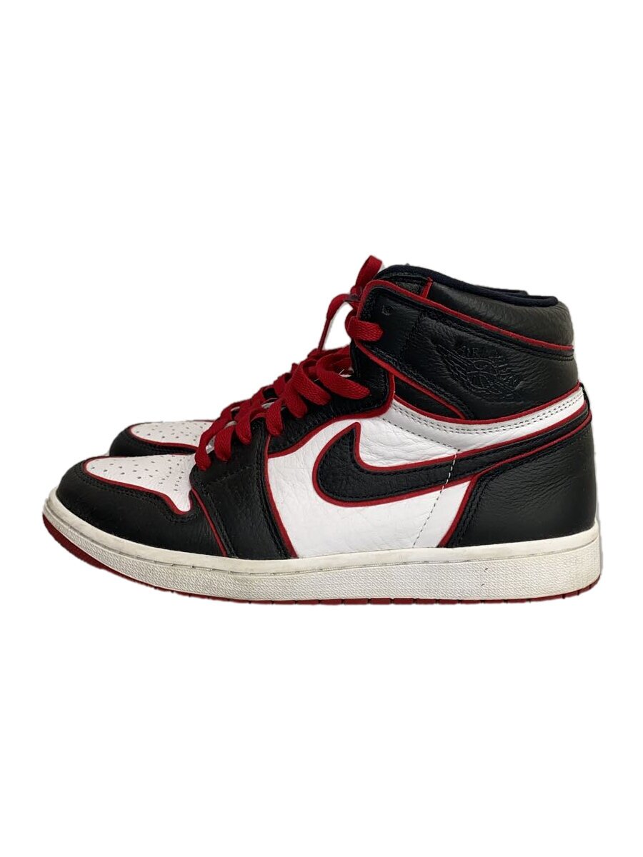 NIKE◆AIR JORDAN 1 RETRO HIGH OG/エアジョーダン1レトロハイ/ブラック/555088-062/