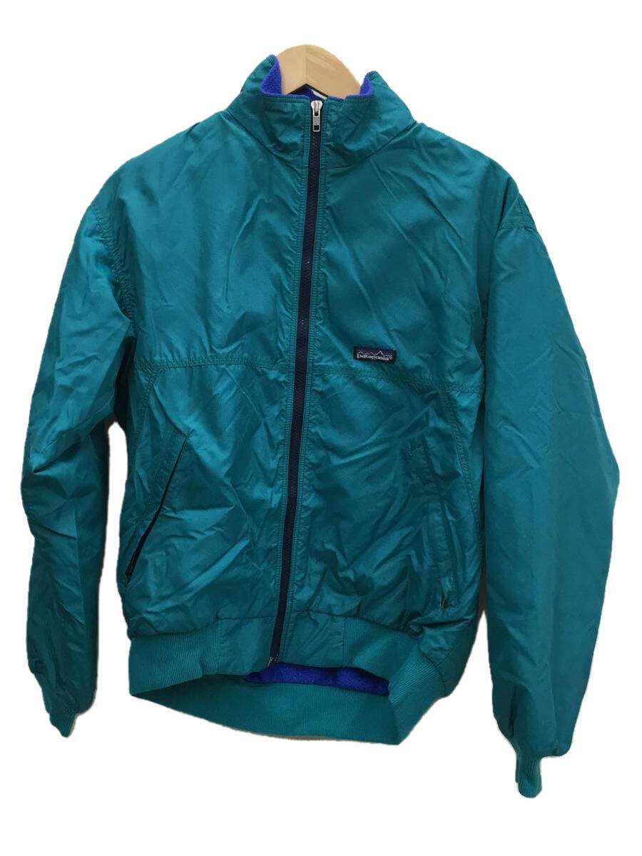 【中古】patagonia◆ナイロンジャケット/S/ナイロン/GRN/42111/90s/USA製/内側フリース/シェルドシンチラ【レディースウェア】