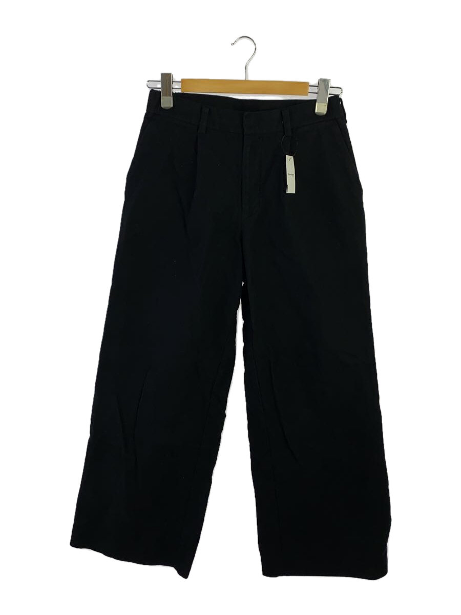 【中古】PORT BY ARK◆スラックスパンツ/2/コットン/BLK/PO16-P002【メンズウェア】