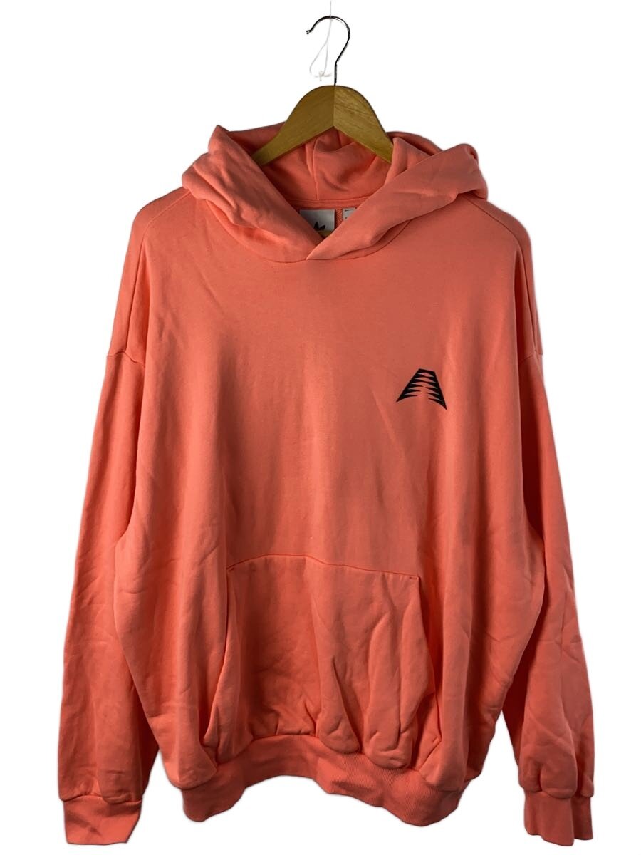 【中古】adidas◆パーカー/XXL/コットン/PNK//【レディースウェア】
