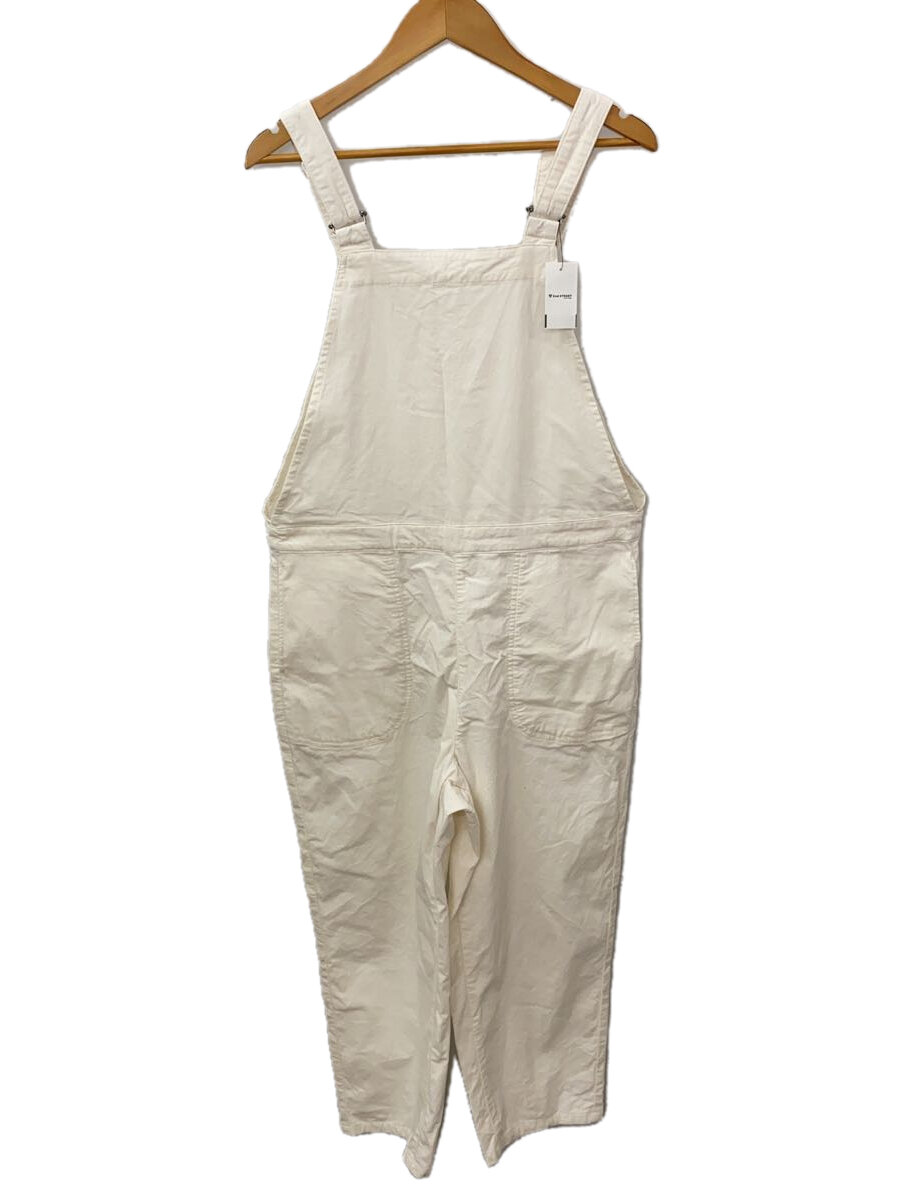 【中古】DANTON◆サロペット/オーバーオール/36/コットン/WHT/DT-E0002 MJC【メンズウェア】