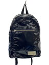 【中古】MARC BY MARC JACOBS◆リュック/ポリエステル/ブラック/無地【バッグ】