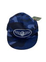 【中古】A BATHING APE◆キャップ/FREE/コットン/NVY/カモフラ/レディース/001CPC803006X【服飾雑貨他】