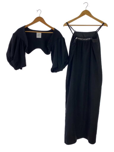 【中古】ボレロセットワンピース/THINGS THAT MATTER/FREE/ポリエステル/BLK//【レディースウェア】 【中古】ボレロセットワンピース/THINGS THAT MATTER/FREE/ポリエステル/BLK//【レディースウェア】