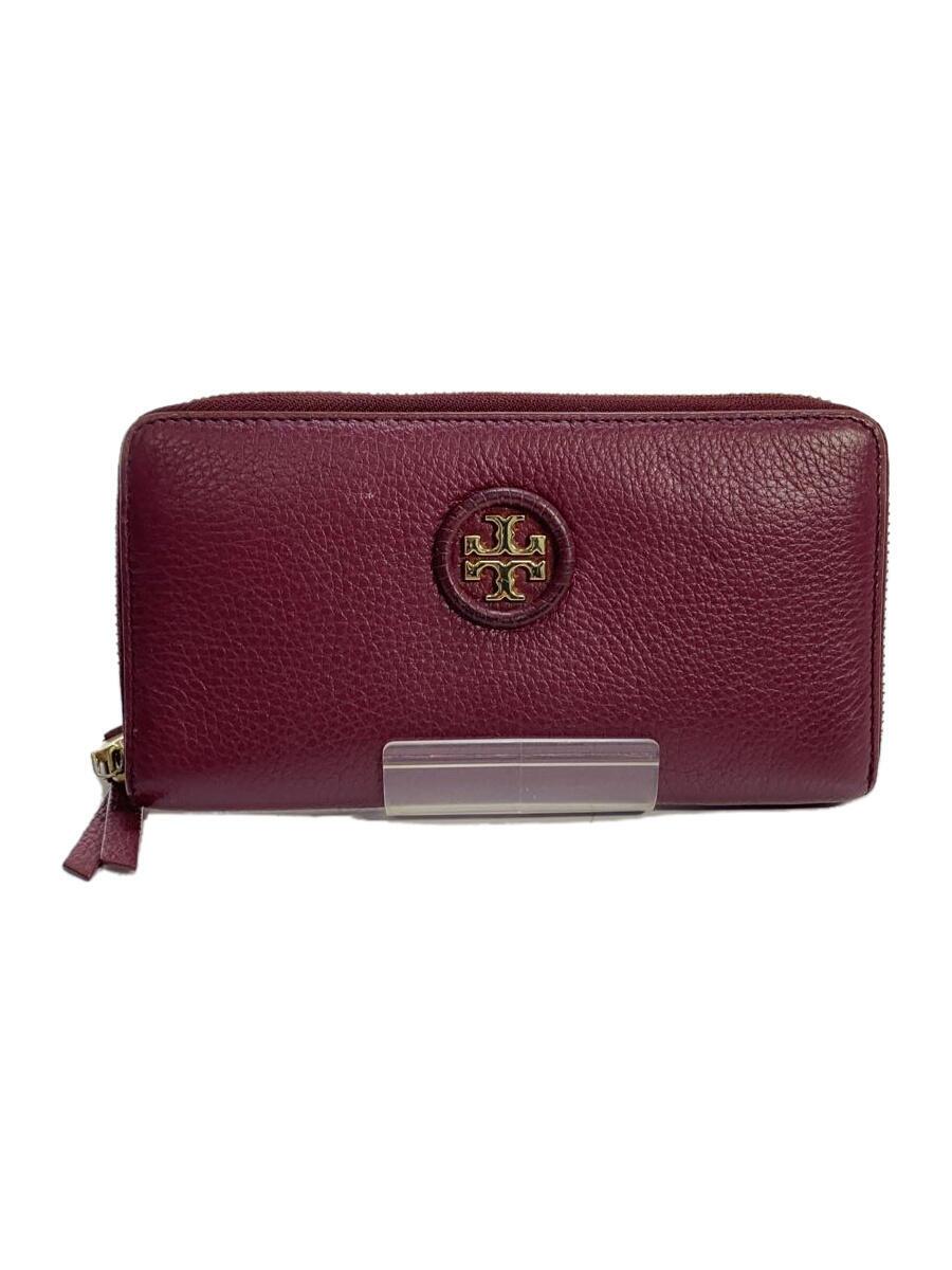 【中古】TORY BURCH◆長財布/レザー/BRD/レディース【服飾雑貨他】