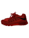 【中古】NIKE◆AIR MAX 2015 ANNIVERSARY PACK/エアマックスアニバーサリーパック/レッド/26cm/R【シューズ】